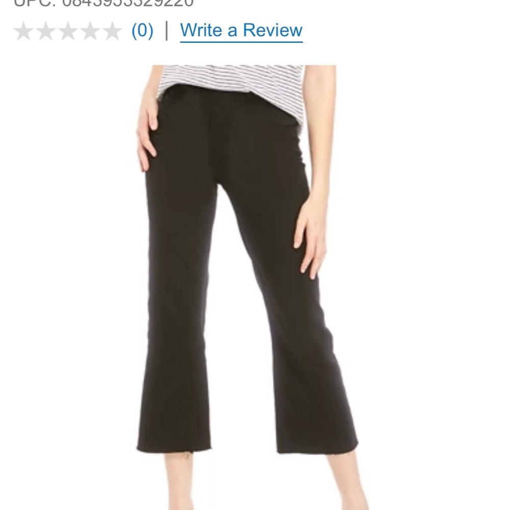 SPANX black cropped capri pants